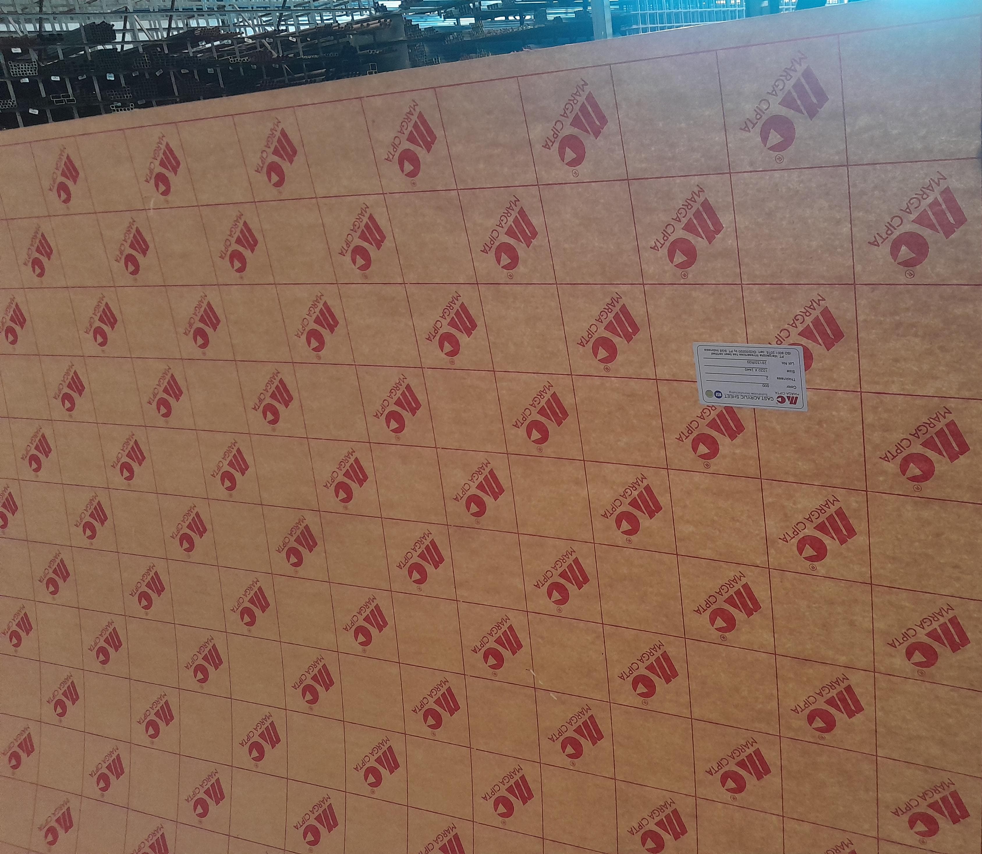 AKRILIK CLEAR 2.0 X 122 X 244